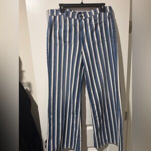 MOTHER Patch Pocket Twister Sneak Flare Wide Leg 🔥 Size 31 New No Tags